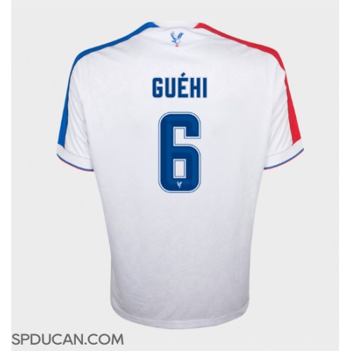 Muški Nogometni Dres Crystal Palace Marc Guehi #6 Rezervni 2025-26 Kratak Rukav